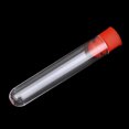 thumbnail image 4 of 20 Pcs Non-Completed Plastic Test Tubes Lab Tool With Screw Cap Transparent, 12 * 60mm, 4 of 4