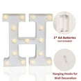 thumbnail image 2 of LED Marquee Letter Lights Sign, Light Up Alphabet Letter for Home Party Wedding Decoration H, 2 of 5