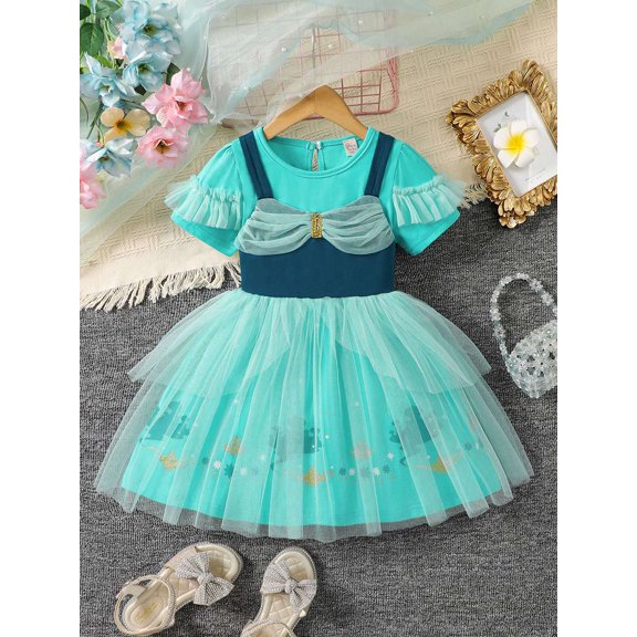 Aolyty Little Girls Cotton Summer Dress 4T