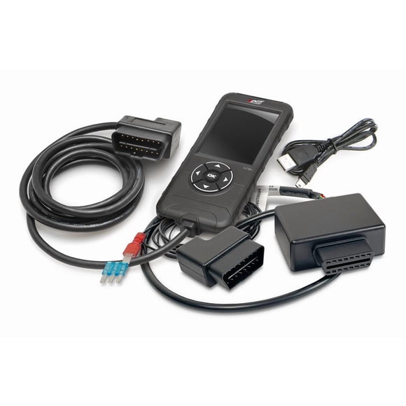 Edge Computer Programmer 26402 EVO HT2; Economy/Towing Performance; Reads and Clear Diagnostic Trouble Codes; With Engine Control Module Unlock; With Transmission Contol Module Unlock Cable