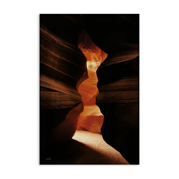 Stupell Industries Sunlit Canyon Cave Landscape Photography Gallery Wrapped Canvas Art Print Wall Art, 16 x 24