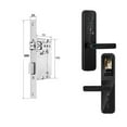 thumbnail image 1 of Door Lock, Tuya Digital Electronic Smart Door Lock With Biometric Camera Fingerprint Smart Card Password Key Unlock ,Easy to Install, 1 of 7