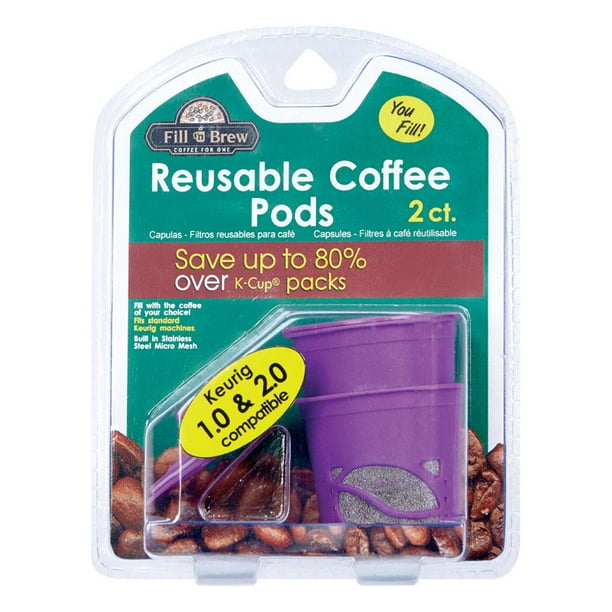 Reusable Coffee Pods 2Pk By Fill 'N Brew Mfrpartno 95182