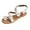 Brown, variant on VerPetridure Sandals for Women Dressy Summer Boho Flower Lace Flat Sandals Open Toe Casual Beach Sandals Comfy Roman Shoes