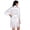 White, variant on LYMAYTER Women's Lace Trim Kimono Rhinestones Short Sleeve for S-2XL Silky Satin Bridal Party Robe