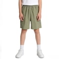 thumbnail image 2 of Gubotare Kids Basketball Shorts Boys Toddler Baby Boy Elastic Waist Pull On Cotton Shorts for Littler Kids Boys Short Pants Summer Clothes Size 13-14 (Green,13-14 Years), 2 of 5