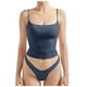 thumbnail image 1 of Camiseta sin mangas sexy de cuello cuadrado y tirantes ajustables para mujer - XS-XL, 1 of 5