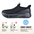 thumbnail image 2 of Slip in Men Hands Free Shoes Wide Toe Box Slip On Walking Running Athletic Sneakers Arch Support Plantar Fasciitis Orthopedic Shoes with Metatarsal Pads Cushion Thick Zero Drop Sole, 2 of 5