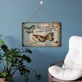 thumbnail image 5 of Butterfly Decor Just When The Caterpillar Thought The World was Over Wall Art Wooden Hanging Sign for Bedroom Bathroom Kitchen Wall Decorations Bar Interior Decor 10"x16", 5 of 8