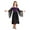 Purple, variant on Kids Girls Medieval Princess Dress-up Off Bell Sleeve Maiden Maxi Gown Dress Orange Pink 4