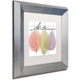 thumbnail image 2 of Trademark Fine Art "Seasons II" Canvas Art by Color Bakery White Matte, Silver Frame, 2 of 4