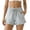 Gray, variant on Kaemgyyd Workout Shorts Women Summer Casual Cute Ruffle Hem Shorts High Waist Drawstring Shorts with Pockets for Running Gym Clothes