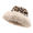 Beige, variant on Unisex Bucket Hat Thickened Plush Lined Winter Hat with Ear Coverage Outdoor Cold Weather Fisherman Cap