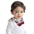 thumbnail image 2 of Bingfone Buffalo Plaid Forest Soft Bibs For Baby Boy Girl 360 Rotate Petal Absorbent Bibs Washable For Drooling Teething, 2 of 9