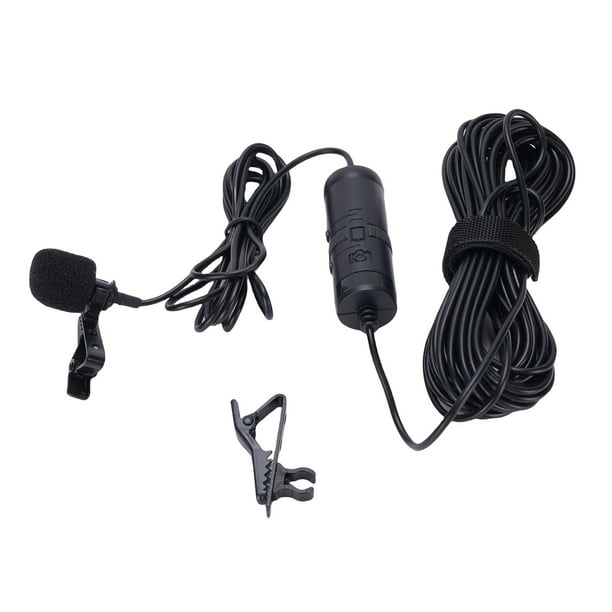 Micrófono de la Solapa del Micrófono Lavalier, Plug and Play para Transmisión en vivo