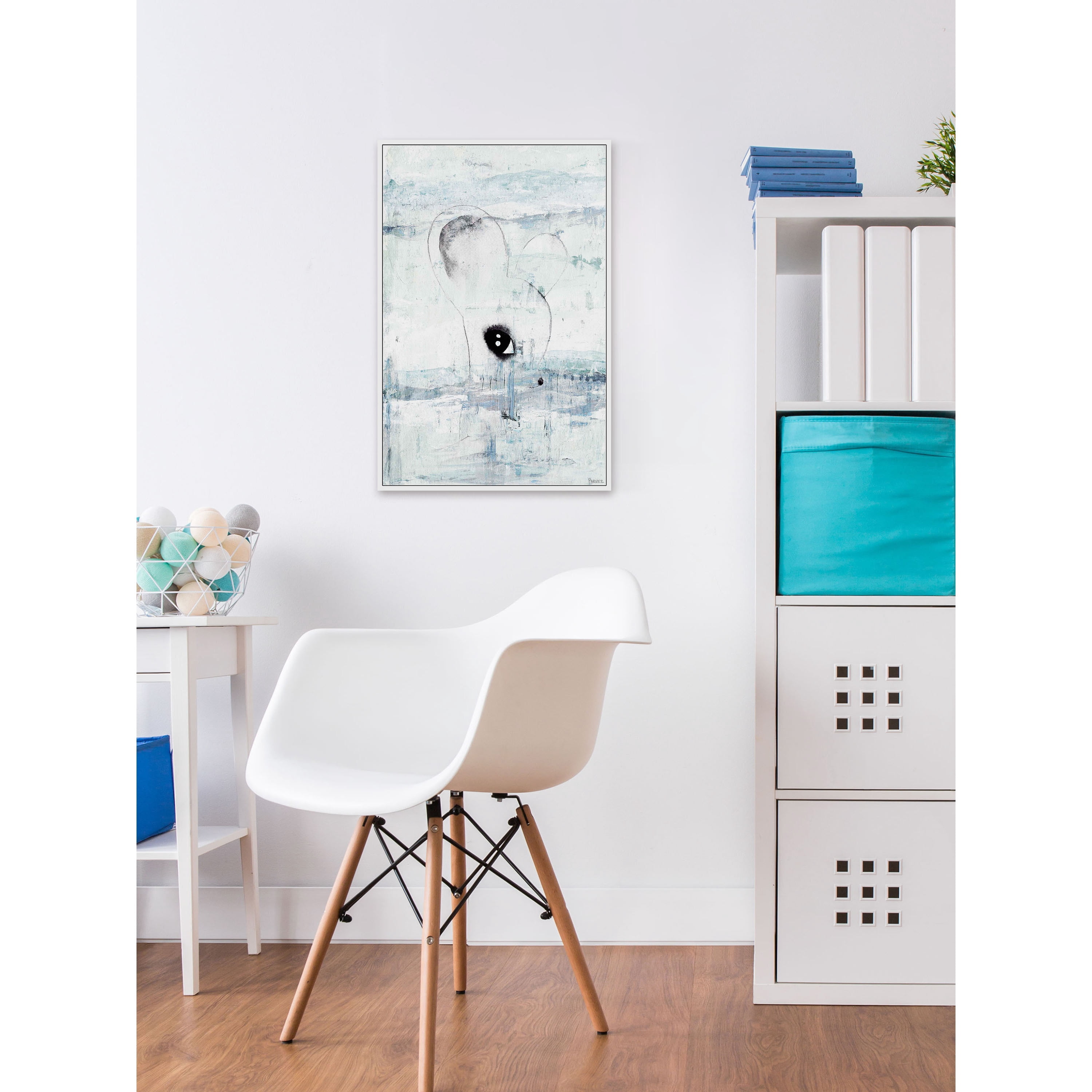 "Sweetness" Floater Framed Painting Print on Canvas