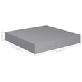 thumbnail image 3 of Conjunto de 2 Estantes Flotantes de Pared Modernos vidaXL Miel Gris, 3 of 8