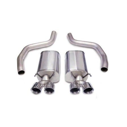 Corsa 06-13 Chevrolet Corvette C6 Z06 7.0L V8 Polished Sport Axle-Back Exhaust