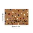 thumbnail image 3 of Independence Day Doormat | Absorbent Stain-Resistant Nonslip Rug | Mesh Silicone Backing Bathroom Mat | Dust-Proof Floor Mat for Home Entryway Indoor Outdoor Use, 3 of 6