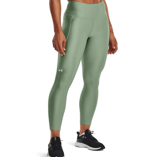Leggins Under Armour Motion Ankle para mujer, color verde sílice