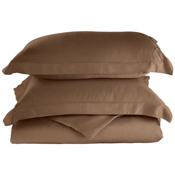 100% Rayon from Bamboo Nature Collection Duvet Cover Set Taupe / Full/Queen