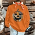 thumbnail image 4 of Makaor Fall Sweatshirt Women Plus Size Halloween Crew Neck Tops Fleece Long Sleeve Pullover Pumpkin Casual Clothes, 4 of 8