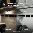 thumbnail image 5 of Globe Electric 240 W White Dusk to Dawn Security Flood Light, Bulbs Sold Separately, 5 of 9