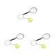 thumbnail image 2 of Advancent Paquete de 6 raquetas de tenis de simulación, llaveros portátiles, llavero deportivo de recuerdo, llavero multicolor, accesorios Plata 3Conjunto, 2 of 6