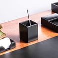 thumbnail image 2 of Dacasso A1410 Black Bonded Leather Pencil Cup, 2 of 9