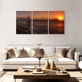 thumbnail image 2 of Elephant Stock Garita Del Diablo Puerto Rico Wall Art - Horizontal Multi Panel Canvas - Living Room Wall Decor - Beach Multi Panel - Brown And Gray Decor - 80" x 39", 2 of 8