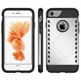 thumbnail image 2 of Nakedcellphone Case for iPhone 8 / iPhone 7, Tough Rugged Anti-Shock Cover - Matte Silver, 2 of 8