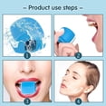 thumbnail image 4 of Ejercitador de mandíbula, Ejercitador de mandíbula Bola Ejercitador de músculos de la línea de la mandíbula Adelgaza tu cara Reductor de papada para ejercicio facial, 1 pieza-azul oso de fresa Electrónica, 4 of 5