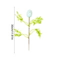 thumbnail image 3 of karymi Easter Egg Branch Decoration 11.81in Rattan Base Multicolor Plastic Wreath Egg for Door Wall Spring Party Decor Vase Table Centerpiece Decor Gift Ideas Room Decor, 3 of 6