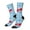 2 Black-2, variant on Red Funny Crab on Blue Stripe Print Adult Socks for Men & Women,Calf Socks, Ankle Socks,Boots Socks,Breathable Casual Sock,Unisex Crew Socks
