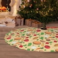 thumbnail image 6 of Yiaed Herb Of Burger Print Christmas Tree Skirt , Tree SkirtsTree Mat for Christmas Winter Holiday Indoor Decorations-36", 6 of 7