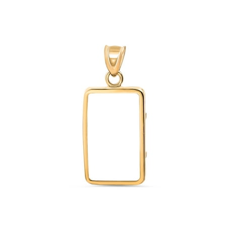 Not Specified 14k Gold G Plain Front Bezel 1 Gram Cs Bar 14k Gold G Plain Front Bezel 1 Gram Cs Bar