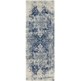 thumbnail image 4 of Mark&Day Area Rugs, 3x10 Amelia Traditional Navy Runner Area Rug, Blue Grey Beige Carpet for Hallway, Kitchen, Bedroom or Living Room (2'7" x 10'3" Runner), 4 of 8