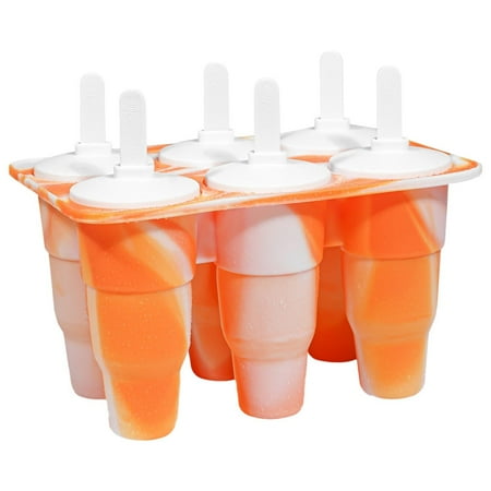 

〖TOTO〗Ice Cube Mold Flexible Silicone Ice Tray 8 Ice Molds For Freezer Easy Release Stackable Ice Trays For Whiskey tail