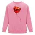 thumbnail image 4 of Goodeals 2025 Love Sweatshirt for Men Trendy Valentines Fleece Tops Casual Long Sleeve Comfy Pullover Shirts Novelty Heart Graphic Outfits(Pink,XXXL)Clearance Deals, 4 of 6