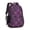 Black Cat Purple, variant on Black Cat and Yarn Ball Blue Pattern Cute School Backpack Bag with Padded Back and Adjustable Shoulder Straps 16.9 X 12.6 X 5.9 Inches