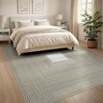 thumbnail image 3 of ODIKA Greek Border Minimalist Open Center Interlocking Geometric Key Non-Slip Chair-Friendly for Dining Room, Large Office, Lounge, 3 of 7