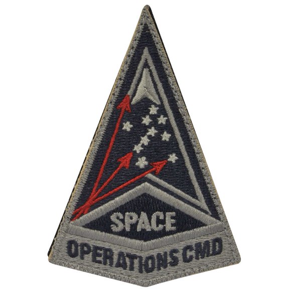 U. S. Space Operations Command Full Color Patch with Hook
