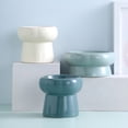 thumbnail image 4 of BToBackyard Ceramic Cat Bowl Raised Cat Bowls Elevated Cat Food Bowls Water Bowl with Stand Ceramic Cat Feeding Bowls Pet Food & Water Bowls, 4 of 14