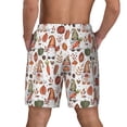 thumbnail image 4 of Uemuo Gnomes And Autumn Leaves Pattern Mens Swim Trunks Quick Dry Board Shorts with Mesh Lining, Stretch Beach Shorts Quick Dry No-Chafing Board Shorts-Medium, 4 of 9