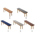 thumbnail image 2 of Cateissary Cojín de felpa para banco de interior, 30x80cm, antideslizante, lavable, funda para cojín de asiento, cojín para banco de cocina Decoración del hogar B 30*80cm, 2 of 6