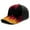 Black, variant on Adjustable Baseball Cap, Spliced Print Trucker Hat for Men & Women, Breathable Cotton Blend, Flame