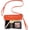 Orange, variant on Clear Bag Stadium Approved - PU Leather Clear Purse Clear Crossbody bag for Concert Festival