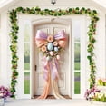 thumbnail image 4 of YWIYIUD 1PC Happy Easter Door Cover Easter Decorations, 71x35 Inch Easter Rabbit Eggs Door Banner Welcome Easter Banner Spring Theme Rabbit Door for Front Door Wall Indoor Outdoor Home Decor, 4 of 7