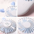 thumbnail image 3 of Youkk Portable Mini Hand-held Small Desk Fan Cooler Cooling USB Rechargeable 2020 animal 3 & green 1Set, 3 of 5