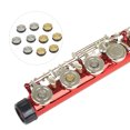 thumbnail image 4 of 10PCS Universal Flute Plugs Metal Silicone Flute Pads Flute Open Hole Plugs Wind Instrument Replacement Accessory, 4 of 7